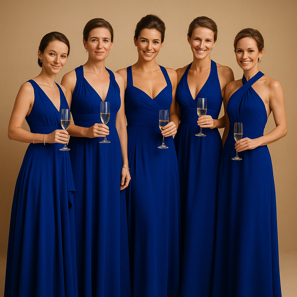 Variant image for Black Wrap Dress With Adjustable Straps and Pleated Waist | Mila-43