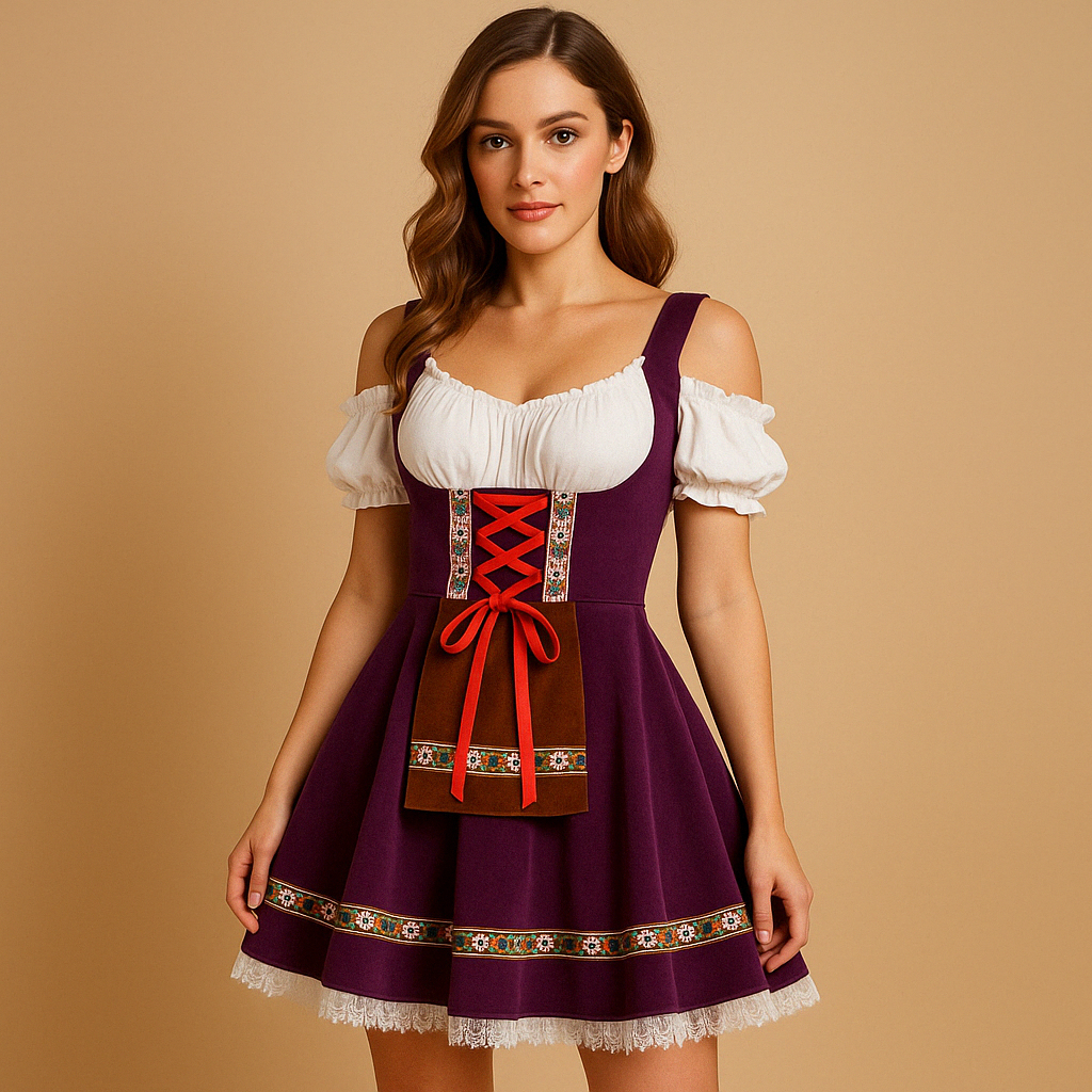 Variant image for Traditional Oktoberfest Dress for Women with Flattering Fit | Annelies-5