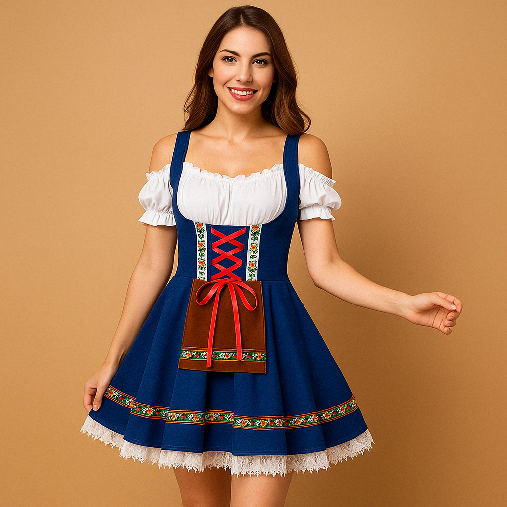Variant image for Traditional Oktoberfest Dress for Women with Flattering Fit | Annelies-13