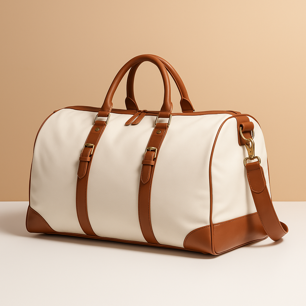 Women’s convertible garment travel bag with duffle design, water-resistant material, and wrinkle-free storage for stylish trips