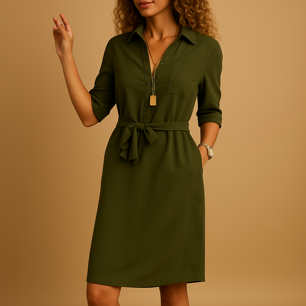 Elegant Casual Women's Dress for Versatile Daily Wear | Milou-3