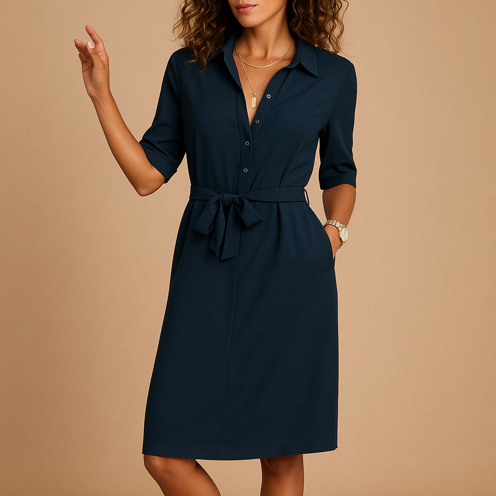 Elegant Casual Women's Dress for Versatile Daily Wear | Milou-4