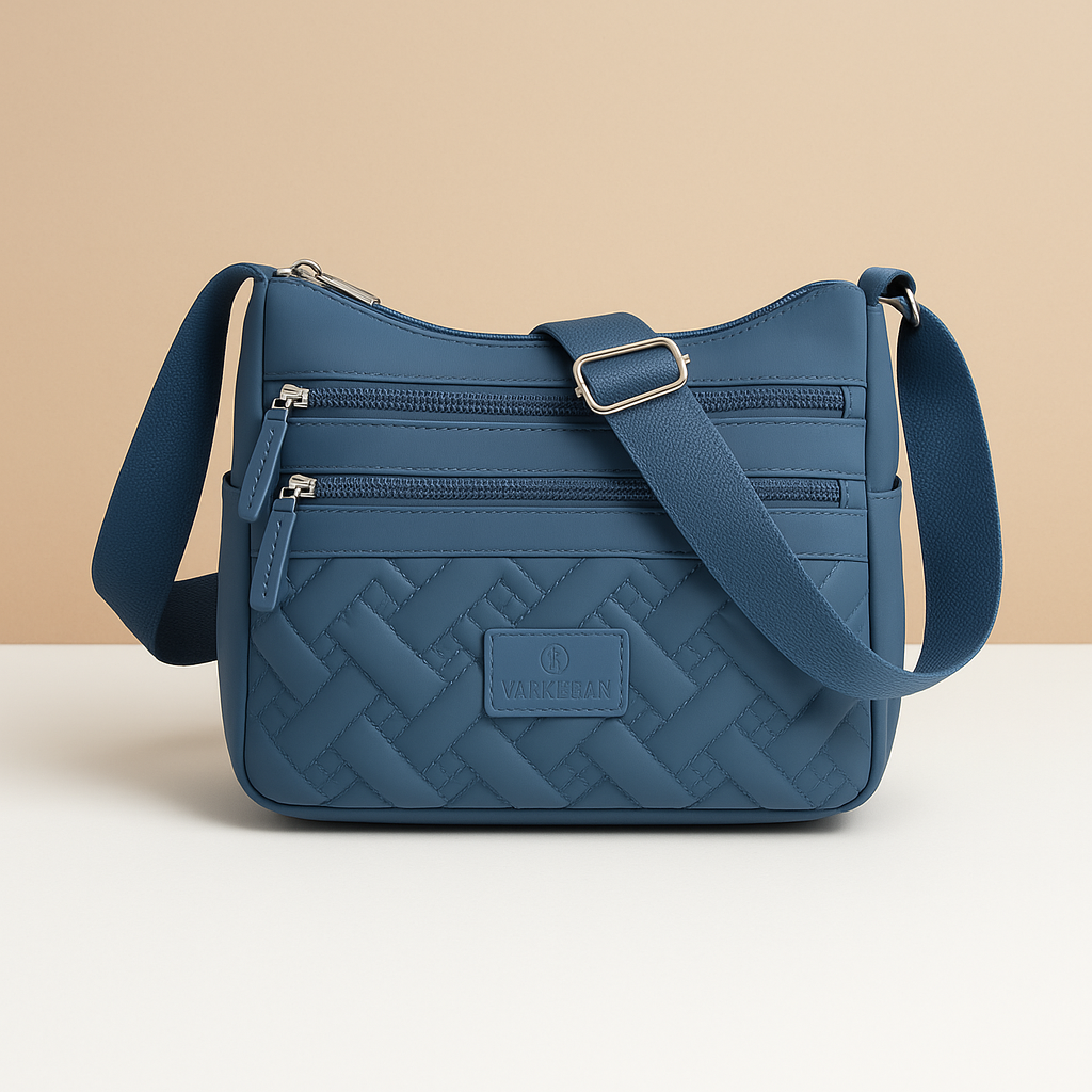 Women’s luxury crossbody bag with anti-theft features, hidden back pocket, and zip compartments, perfect for travel and daily use.