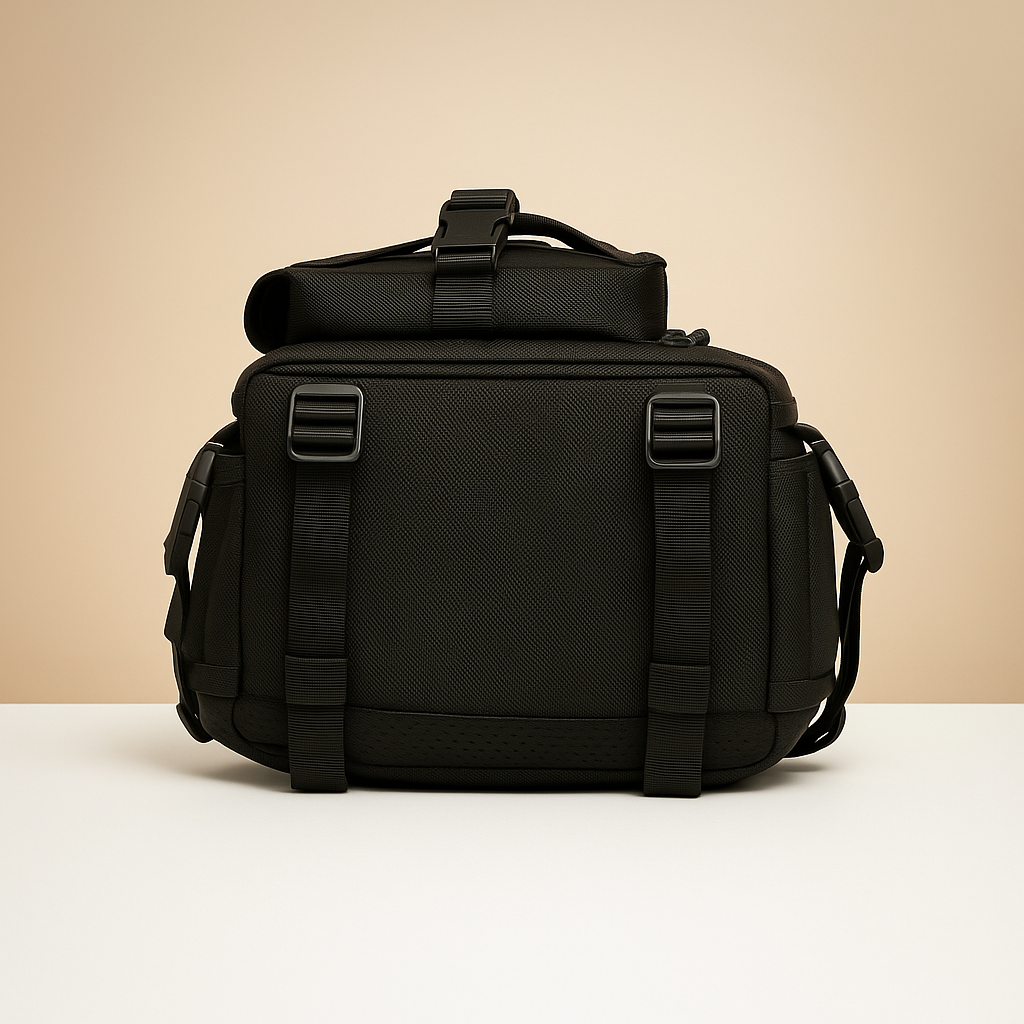 Men’s tactical sling bag with anti-theft pockets, shockproof exterior, and adjustable padded strap for comfortable and secure everyday travel.