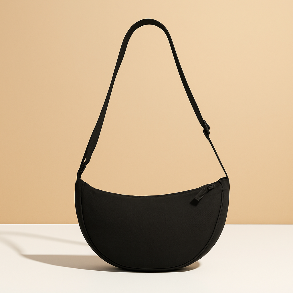 Women’s dumpling crossbody bag with anti-theft zippered compartments, durable fabric, and adjustable strap for stylish everyday use.