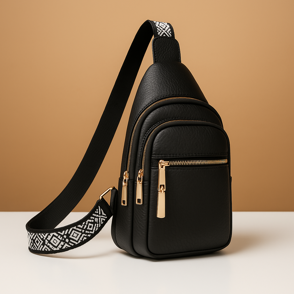 Women’s anti-theft leather crossbody bag with hidden zippers, vintage strap, and water-resistant material for everyday elegance.