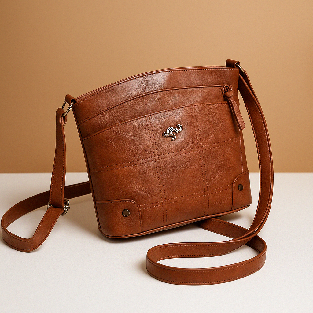 Elegant small shoulder bag for women with compact design and solid colour, perfect for everyday use, casual outfits, or evenings out.