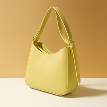 Minimalist crossbody bag for women in brown, blue, yellow, cream white, and rose red with elegant, lightweight design for daily wear.
