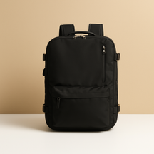 Women’s anti-theft travel backpack with wet compartment, padded straps, and 180-degree opening, ideal for vacations and daily use
