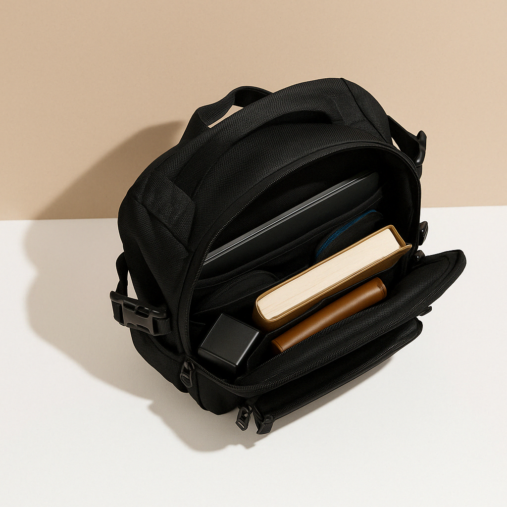 Men’s tactical sling bag with anti-theft pockets, shockproof exterior, and adjustable padded strap for comfortable and secure everyday travel.